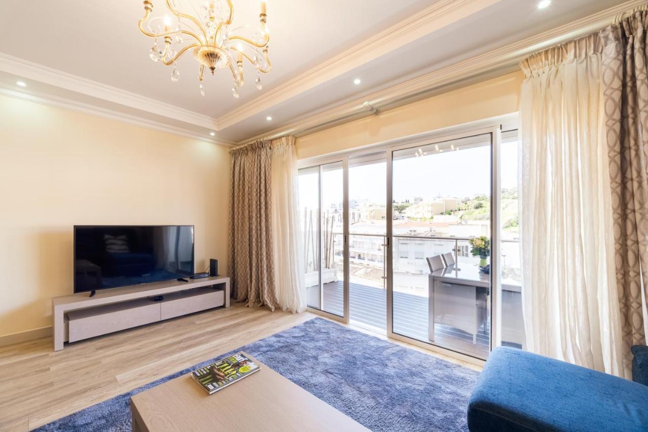 Historical City Center Penthouse Albufeira Bagian luar foto